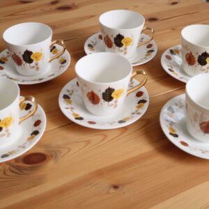 Set de te de porcelana vintage inglesa